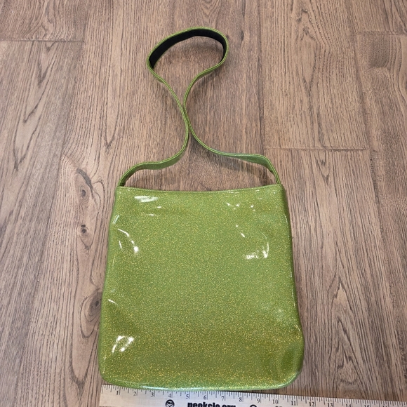 Glittersweet Floral Crossbody bag Green Glitter Flower Power - Picture 3 of 11